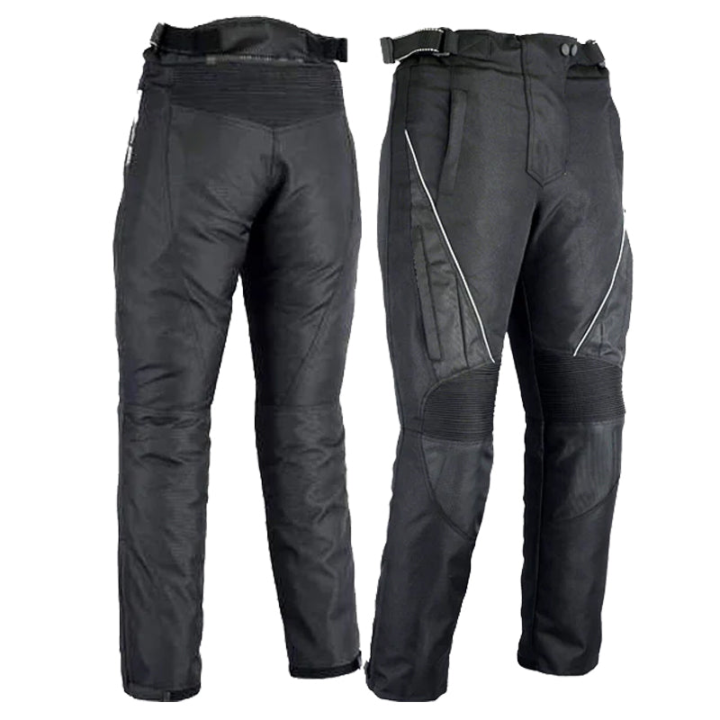 Bikers Gear Australia Jazz WP Motorcycle Cordura Trouser Black
