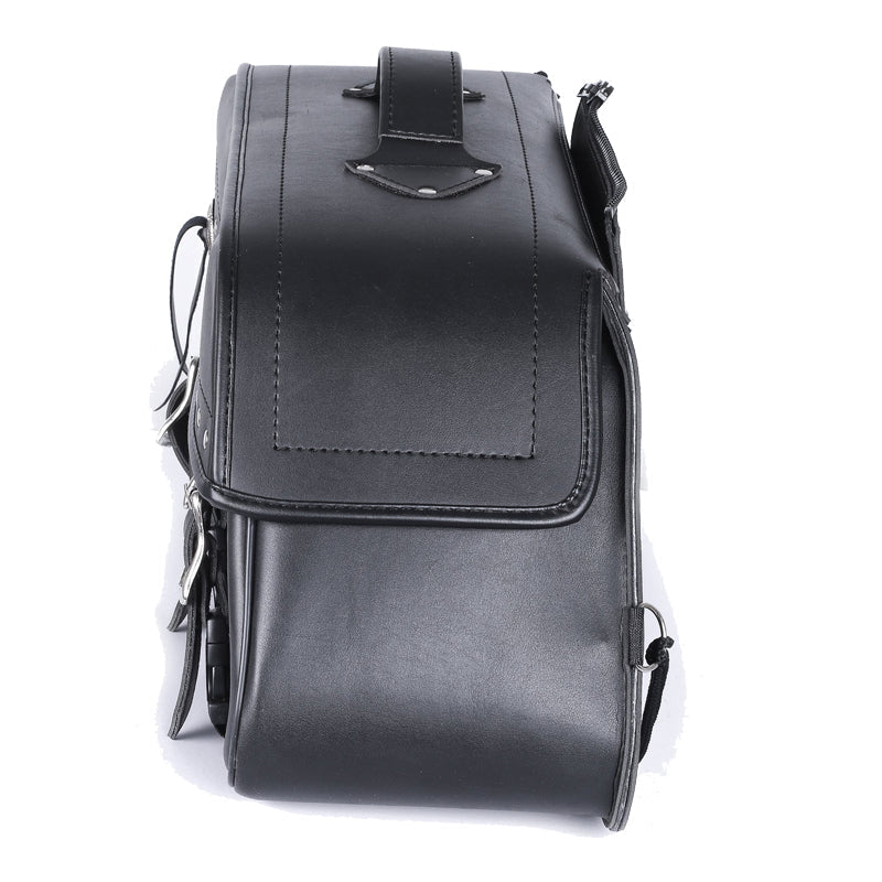 Bikers Gear Australia Fender Studded Leather Motorcycle Saddlebag