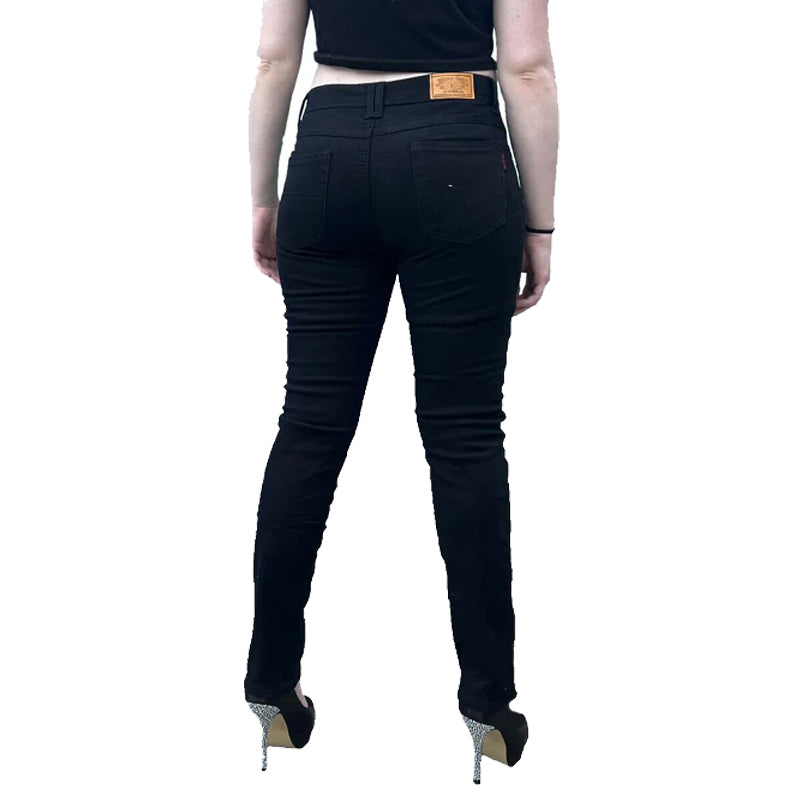 Bikers Gear Australia Storm Womens Motorcycle Jeans Black