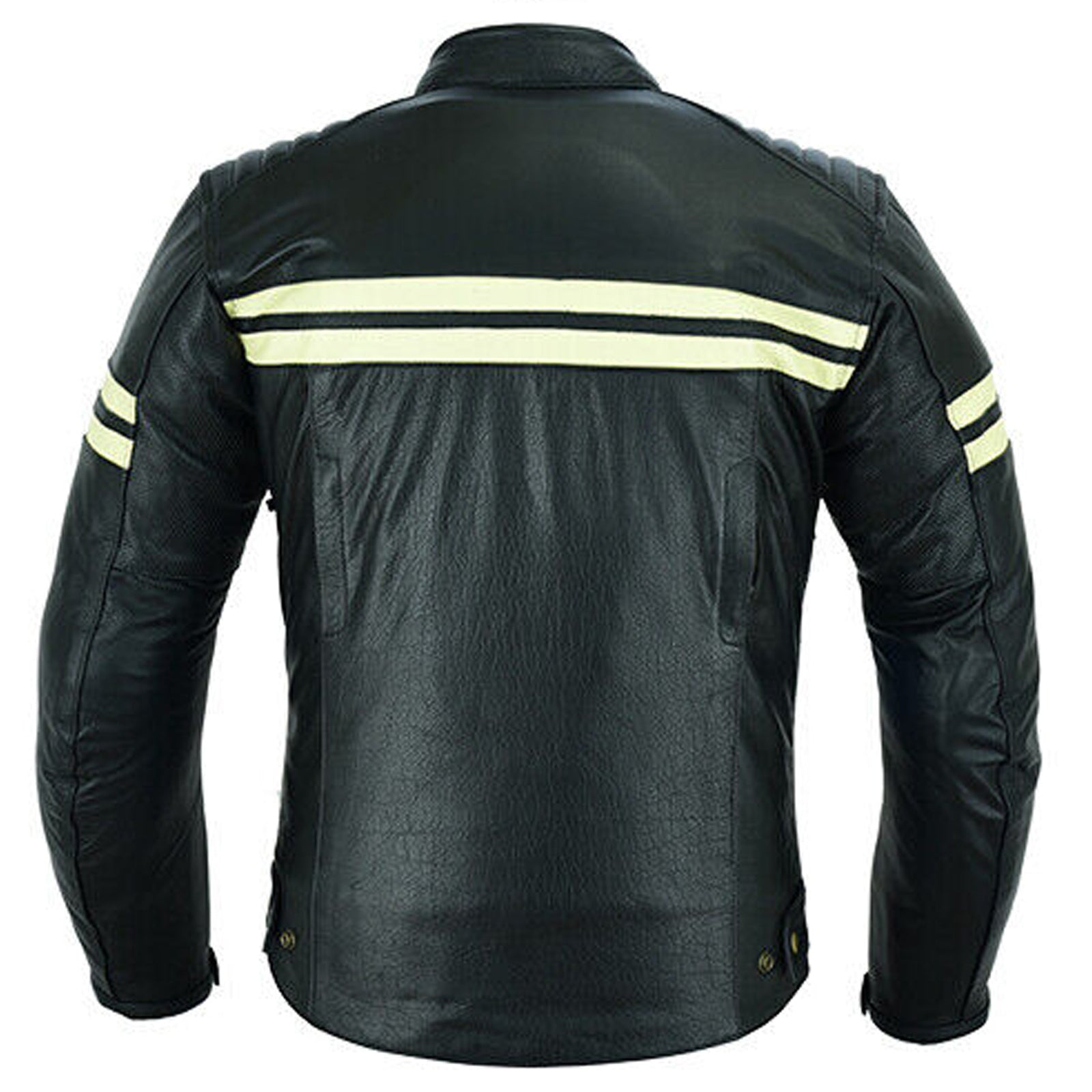 bikers gear australia Bikers Gear Australia Giacca in pelle moto Roadster Classic Nero/Bianc