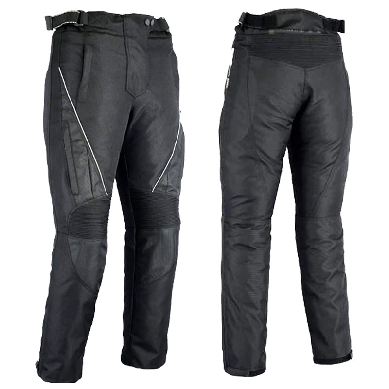 Bikers Gear Australia Jazz WP Motorcycle Cordura Trouser Black