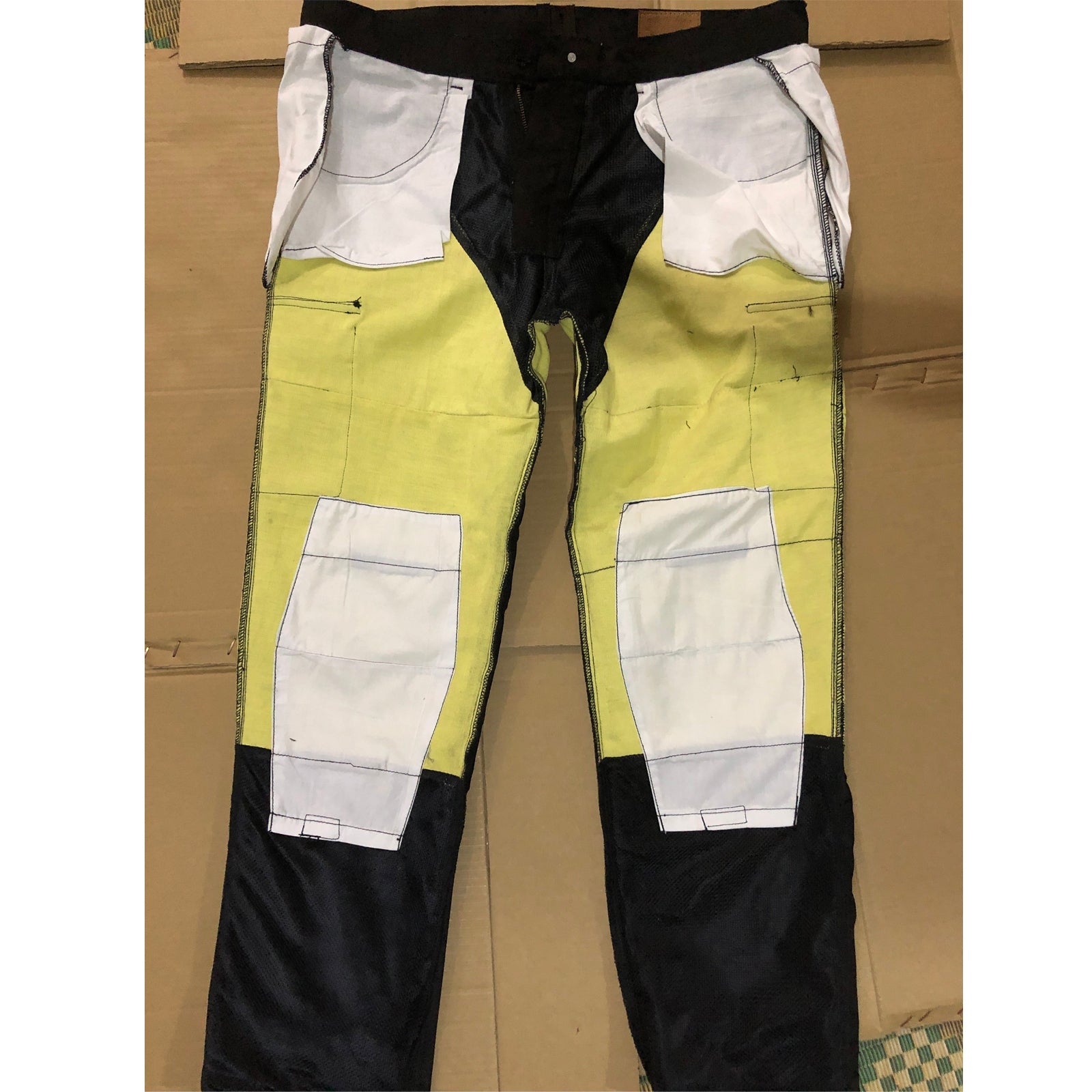 BGA Racoon Mens Motorcycle Protective Stonewash Jeans Blue