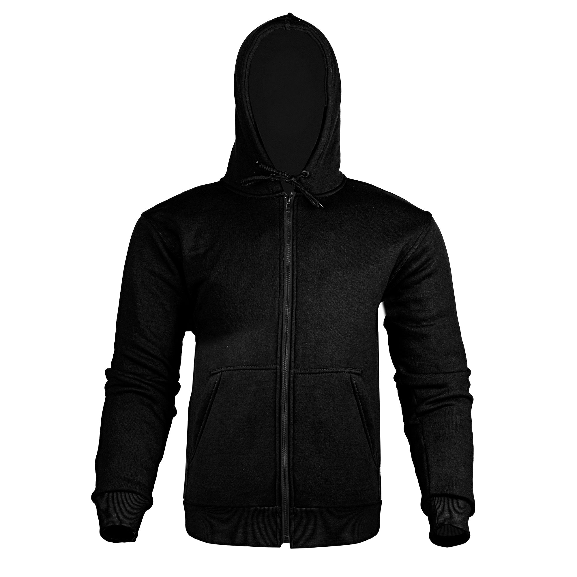 bikers gear australia hoodie Bikers Gear Australia Alpha Motorcycle Hoodie Lined with Kevlar Black