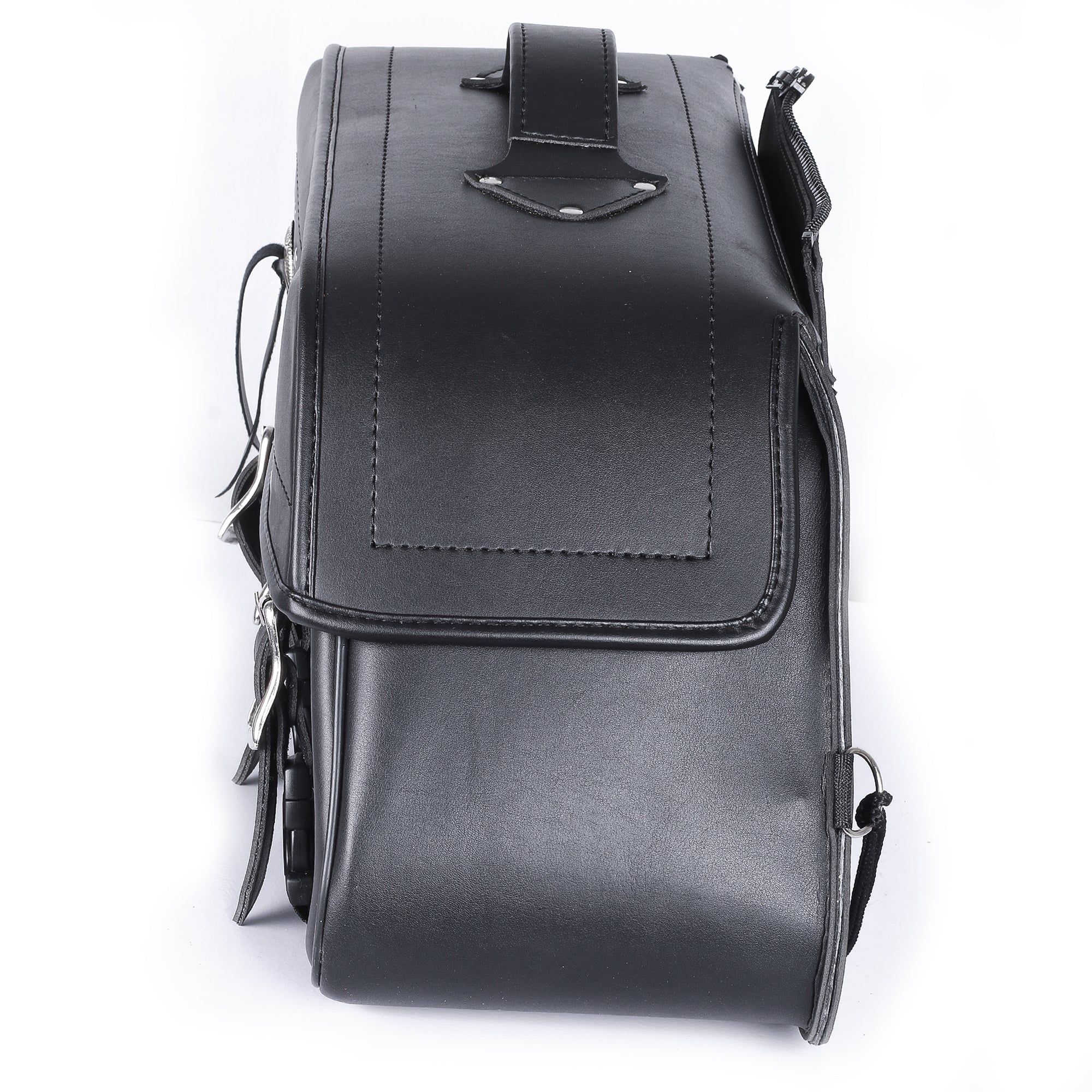 Bikers Gear Australia Fender PLAIN Leather Motorcycle Saddlebag