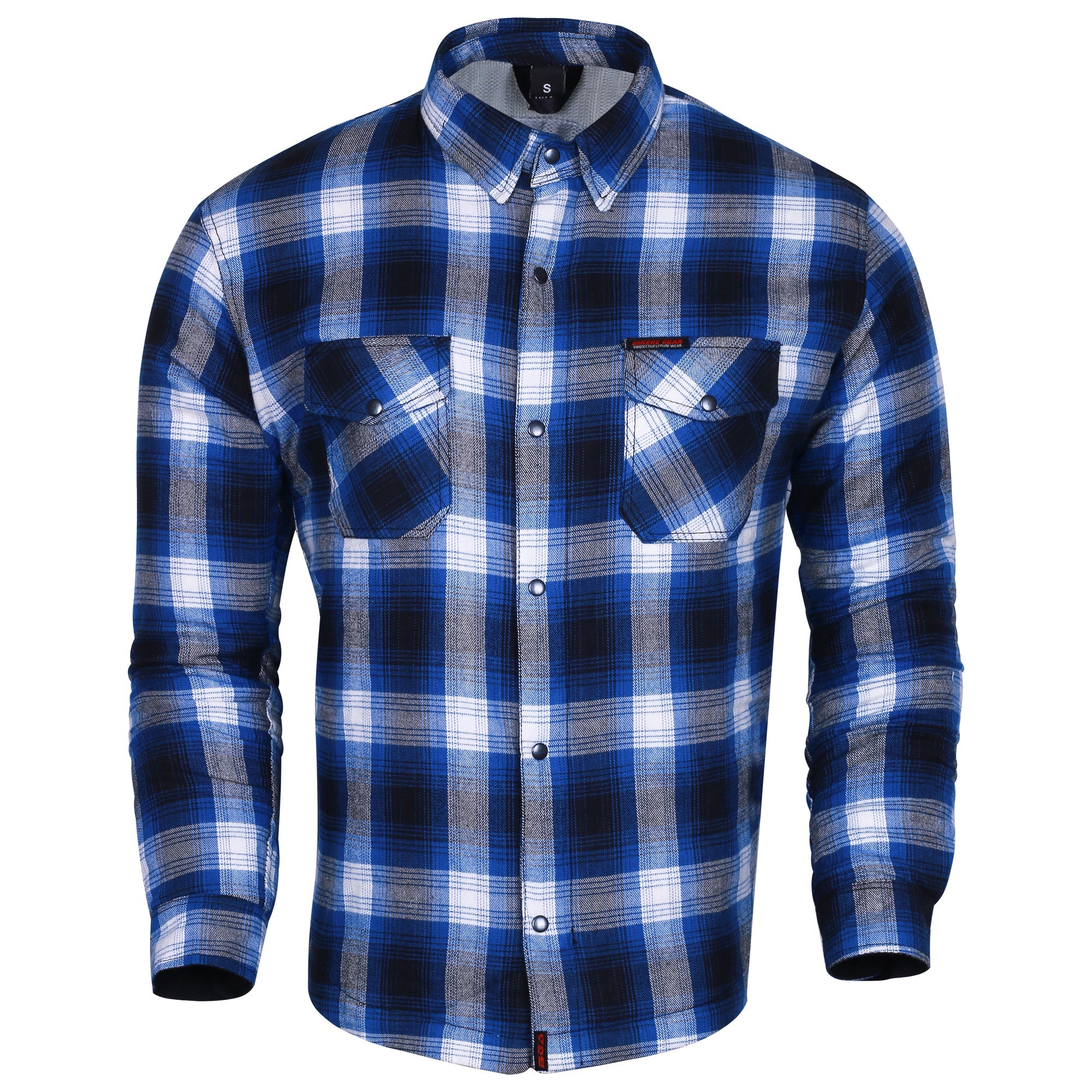Chemise Moto Kevlar Bikers Gear - Protection CE - Style Lumberjack - Pour Motard